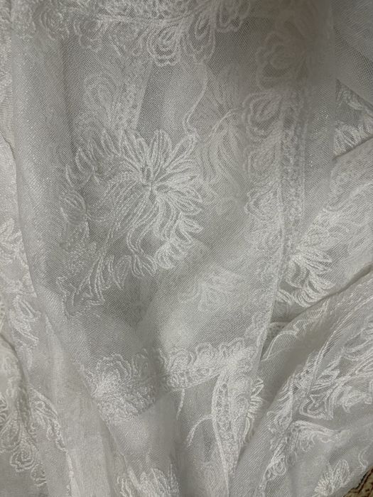 Тюль с кружевами