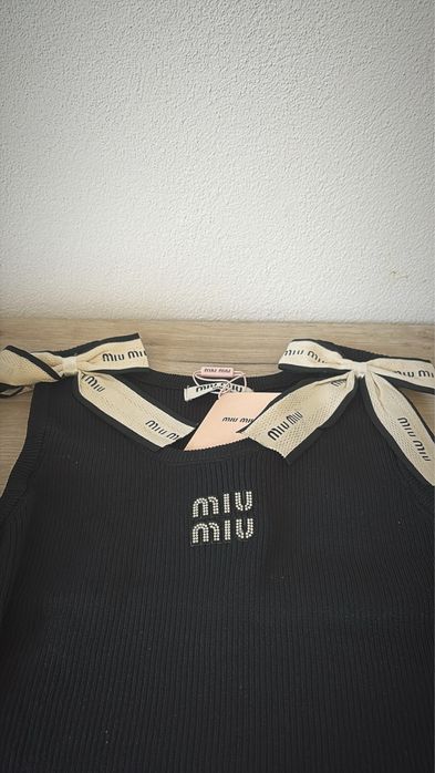 Tricou Miu Miu cu fundite