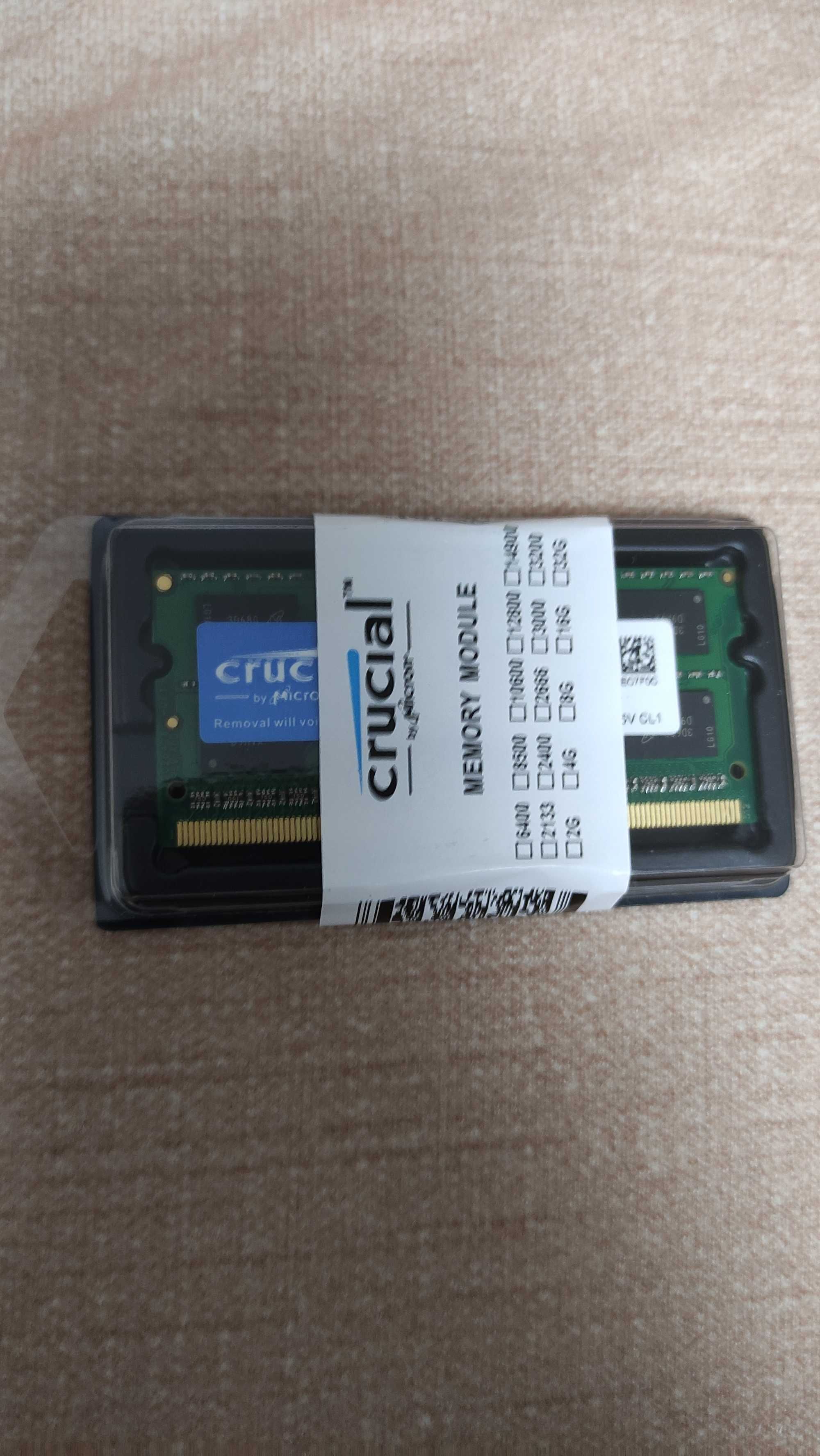 ОЗУ DDR3 8Gb Crucial PC-10600/1333Mhz