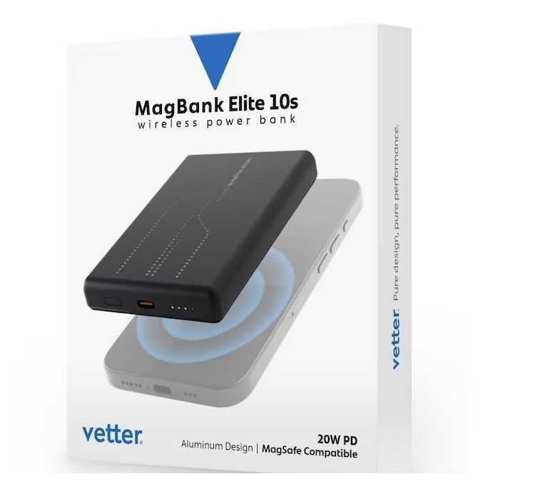 Acumulator extern Vetter, MagBank Elite 10s, Dark Grey, 10000mAh