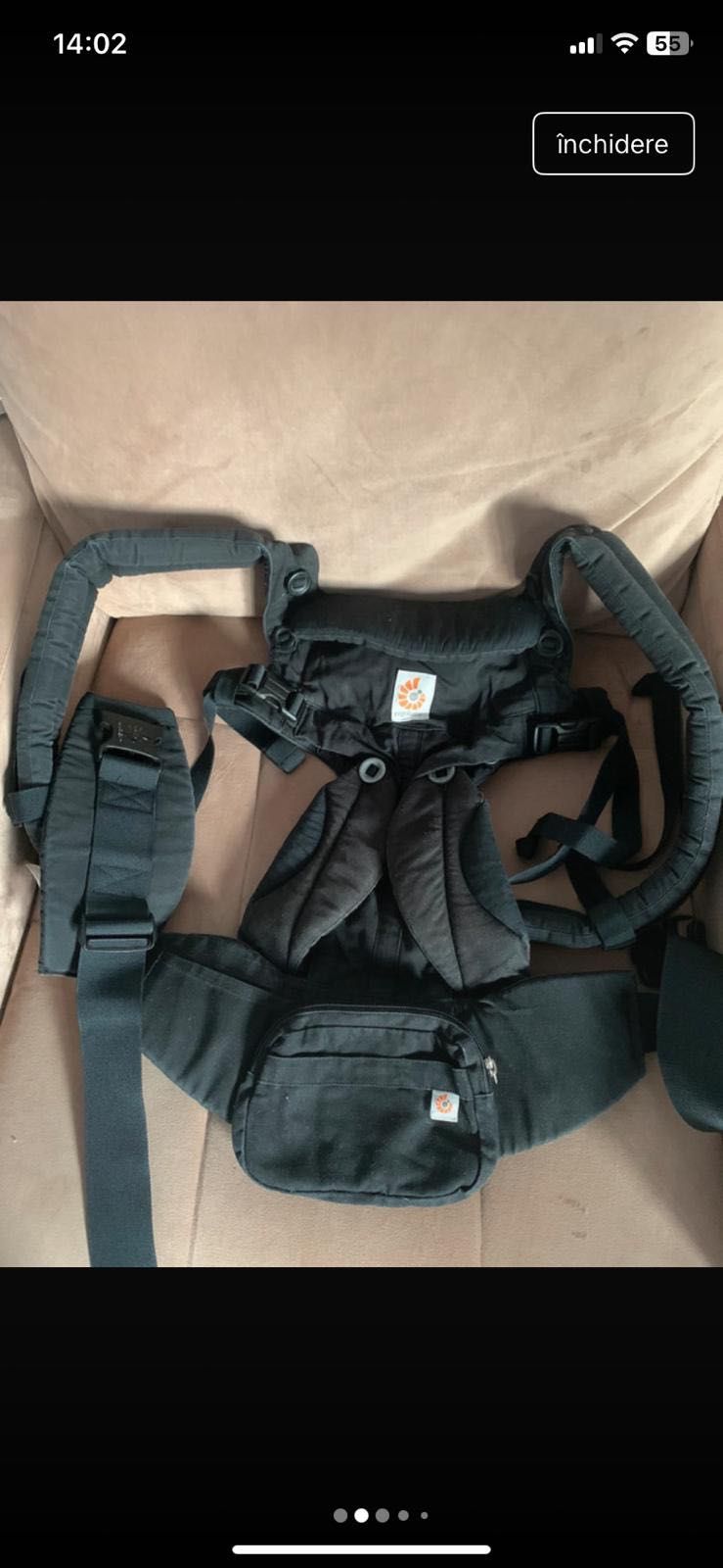Marsupiu Ergobaby negru