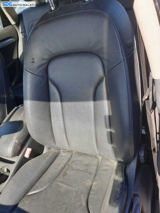 Scaun Stanga Fata Sofer Piele Neagra cu Incalzire Audi Q5 2008 - 2016 [C4800]
