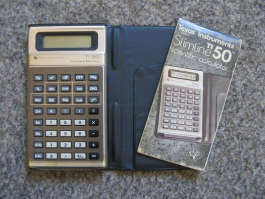 Calculator stiintific texas instruments ti-50 slimline, constant memor