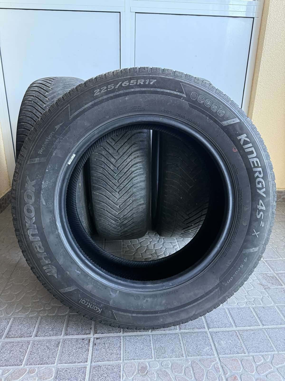 Продавам всесезонни гуми hankook 225/65/17