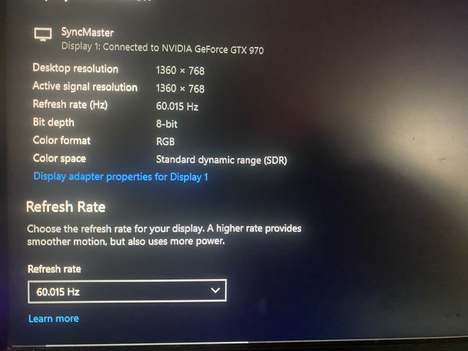 Monitor samsung syncmaster 1920