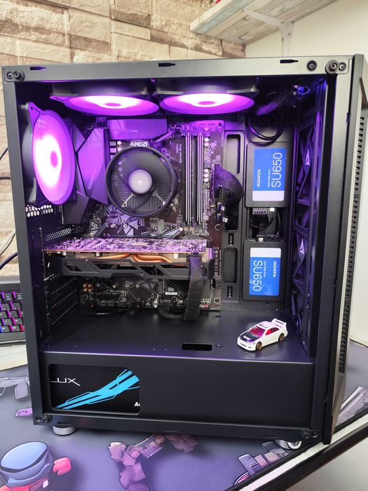 Calculator/PC Gaming–Ryzen 5 3600, RX580 8GB, RTX 3060 12GB, 16GB DDR4