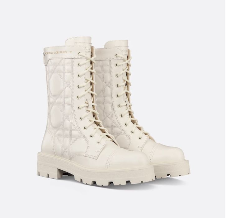 Dior боти 37 в цвят екрю перфектни