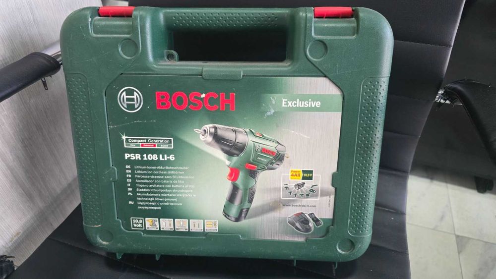 Акумулаторна бормашина Bosch "Easy" PSR 10.8 LI-6