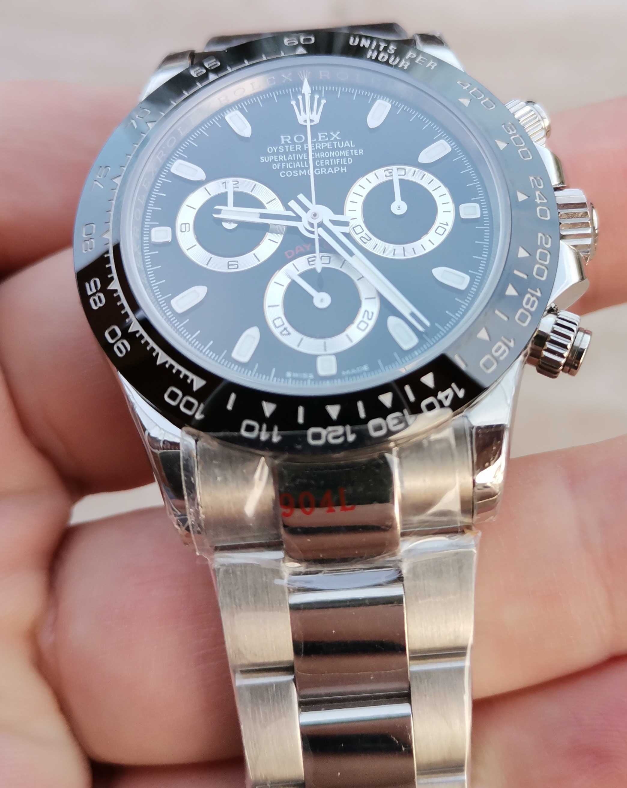 Rolex Daytona Cronograf Valjoux 7750 904L Ceramic Safir 40 mm