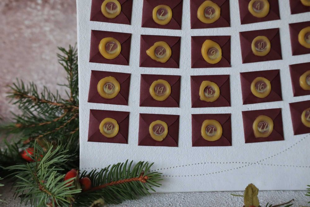 Ръчно изработен Кулинарен Коледен Календар "Брени"