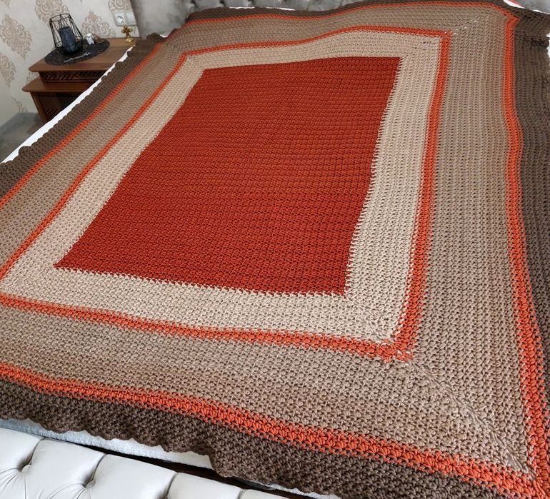 Одеало от вълна,ръчна изработка, ново