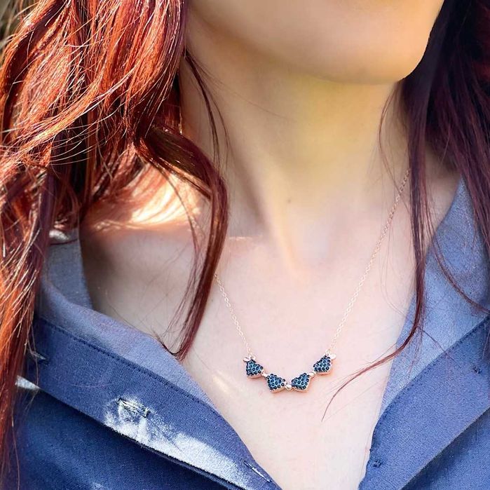 Стилно колие детелина/Колие детелина/Елегантно колие/елегантно колие