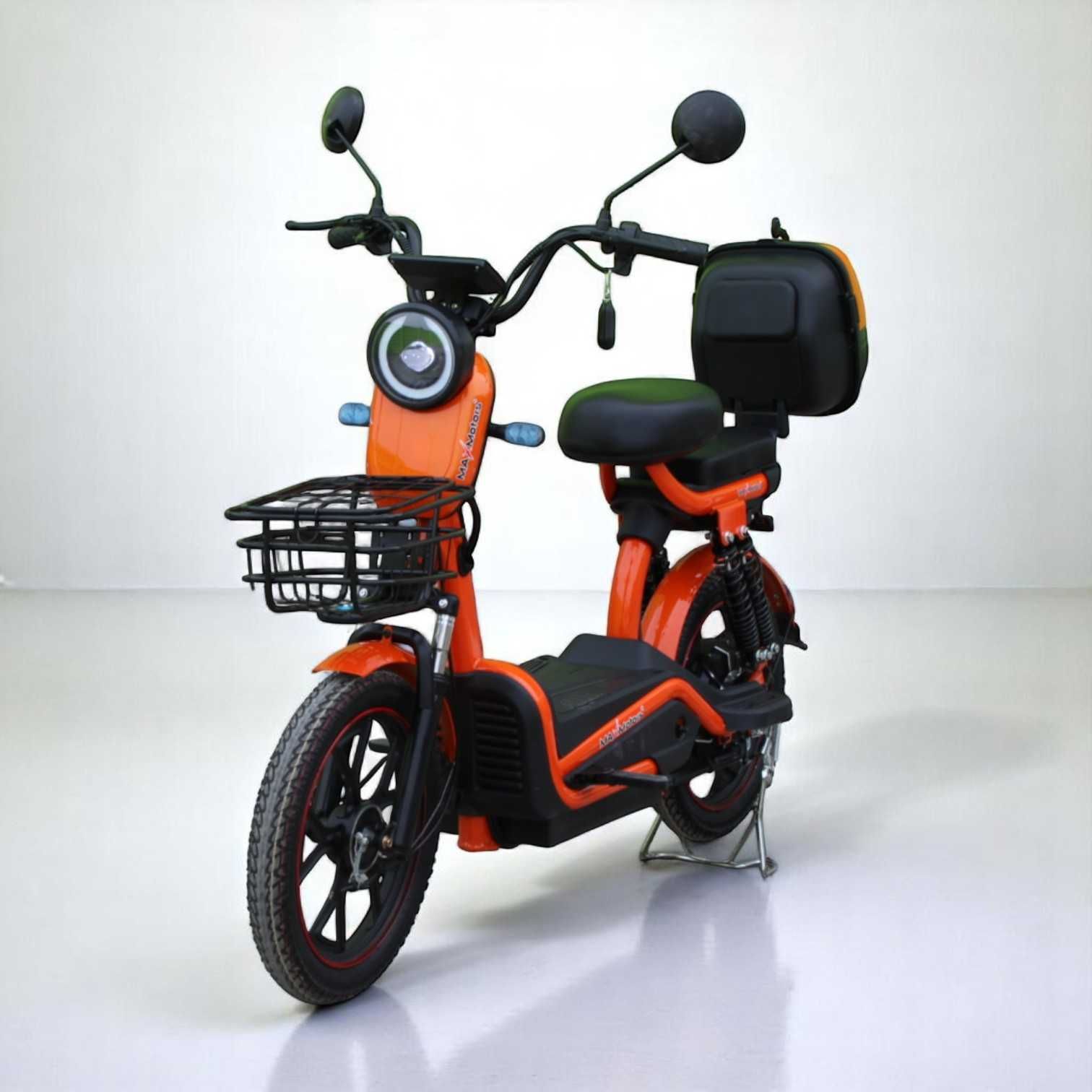 Електрически скутер с педали MaxMotors EBZ 18 750W/48V/20Ah - ORANGE
