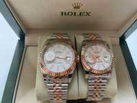 Rolex Datejust 36-41 White Dial Two Tone Jubilee Bracelet! Poze reale!