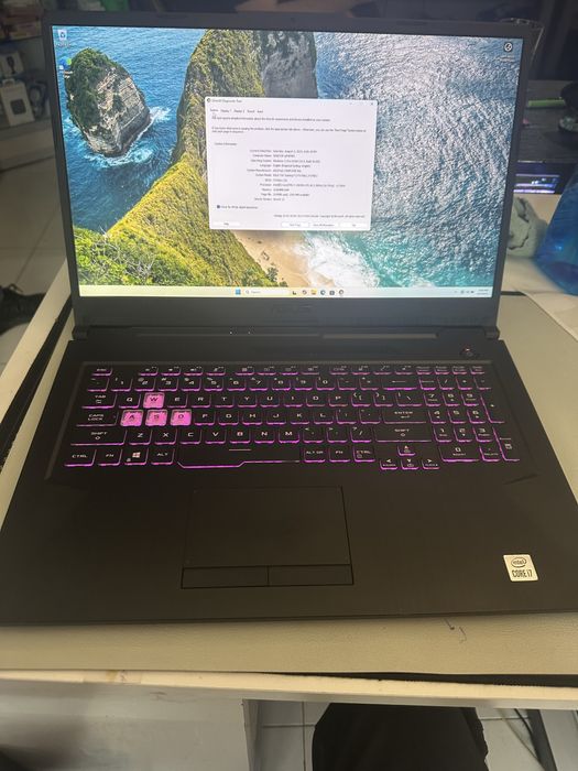 Laptop Gaming ASUS TUF F17, i7-10300H, GTX 1650 Ti, 16GB, SSD 512GB