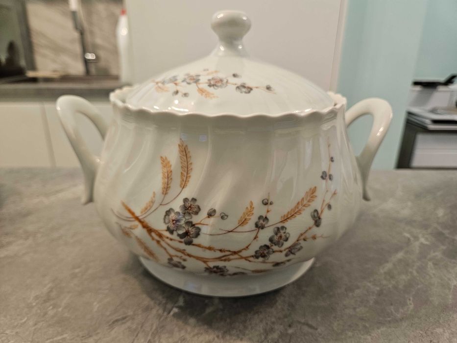 Ретро винтидж порцеланов сервиз „Китка“ – Нови пазар, България