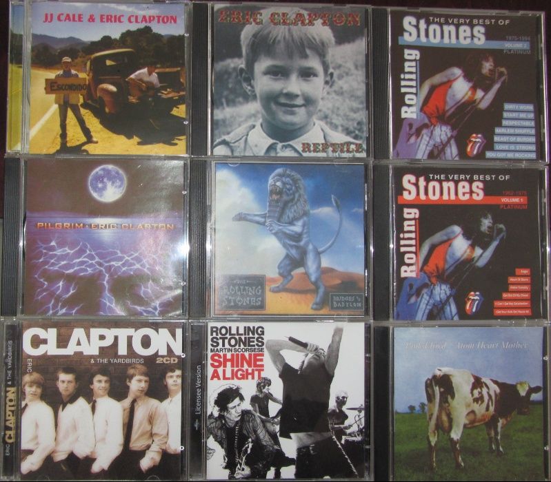 Продавам музикални audio CD, матрични, ROCK