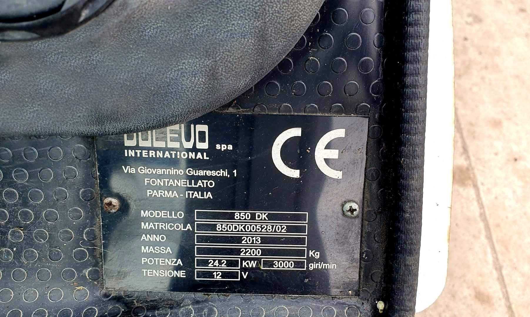 Maturatoare, automaturatoare stradala aspirator DULEVO 850 DK, an 2013