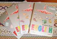 Продам комплект учебников "Английский" для 4 класса Верещагиной