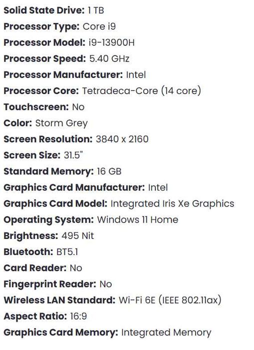 Продам свой моноблок Lenovo Yoga 9 32IRH8