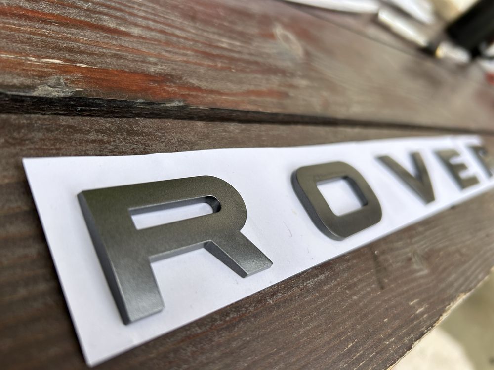 litere, scris, emblema Range Rover