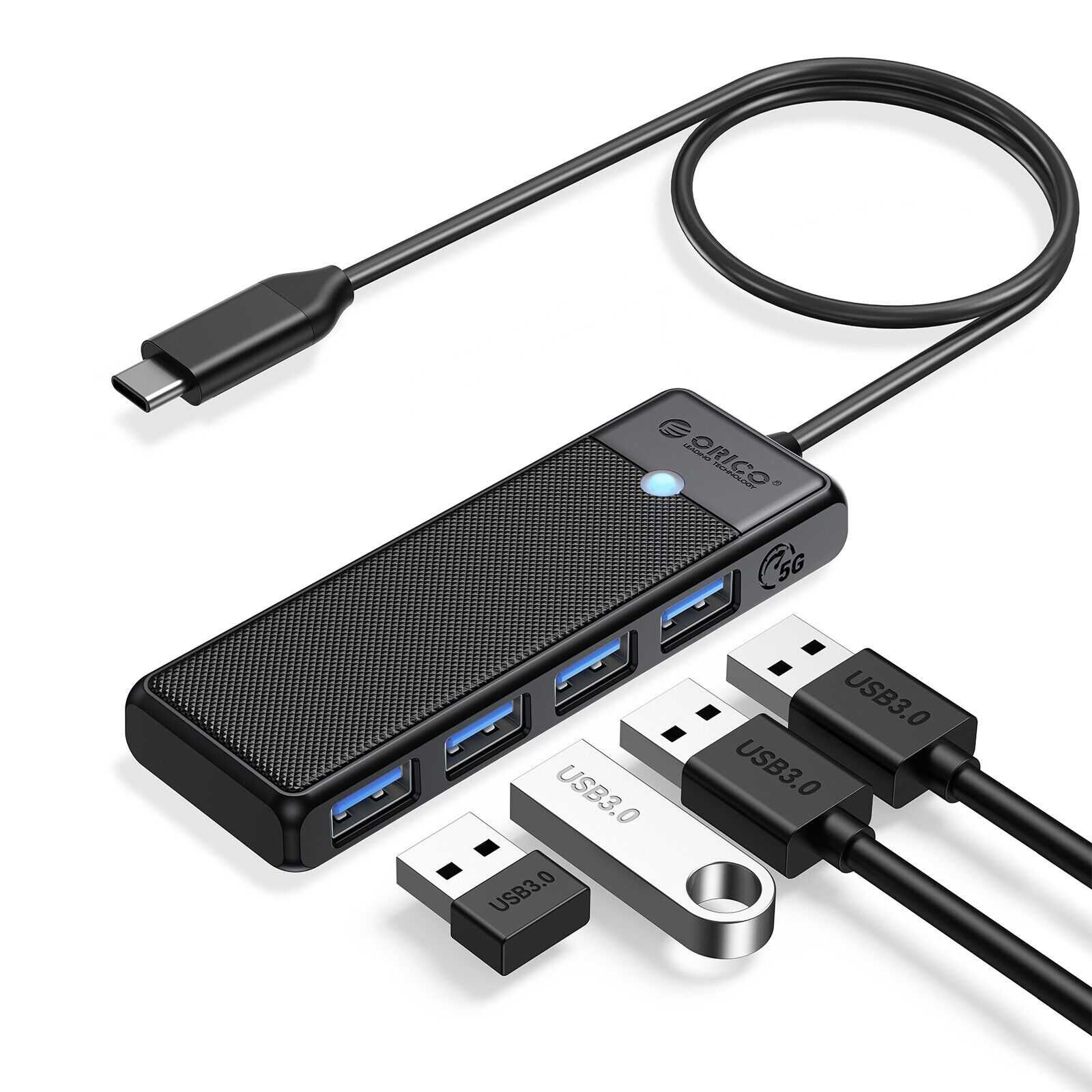 Orico USB-C USB-A HUB 4in1 USB 3.0 5GBps