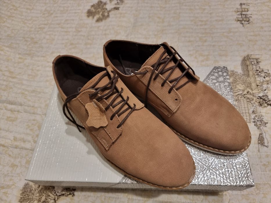 Туфли мужские Mercedes, кожа (набук), 40 размер