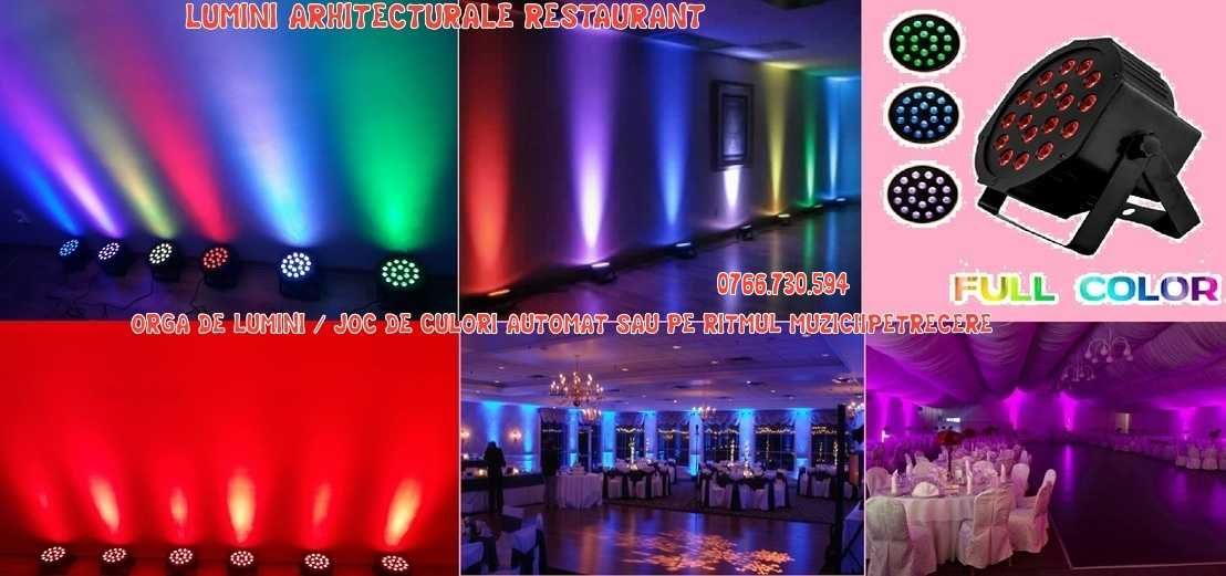 Lumini ambientale restaurant/bar/club/dj * Orga de lumini petrecere