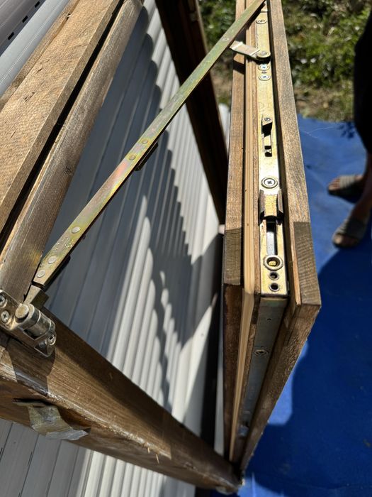 FEREASTRA LEMN TERMOPAN casa cabana antiic H 112 x L 100 Germania 10 b