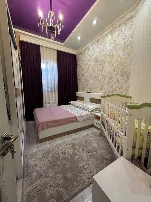 Новостройка чайхана Салом, 2 комнатная 50м2 Евро ремонт, кадастр есть