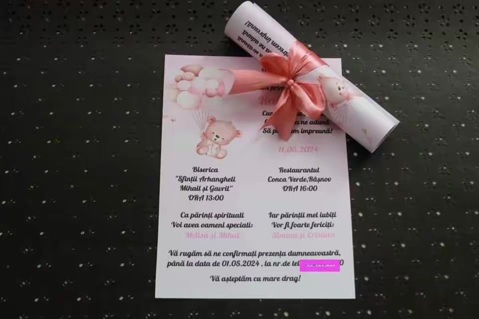 Invitatii de nunta,botez