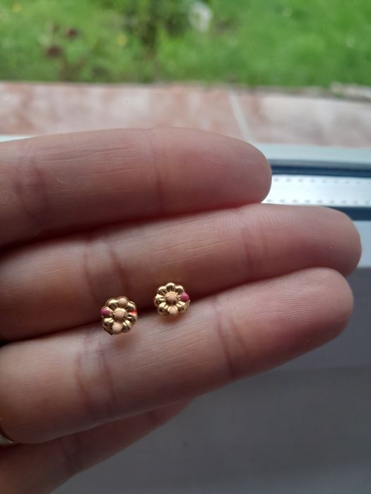 Cercei aur fetita 18k