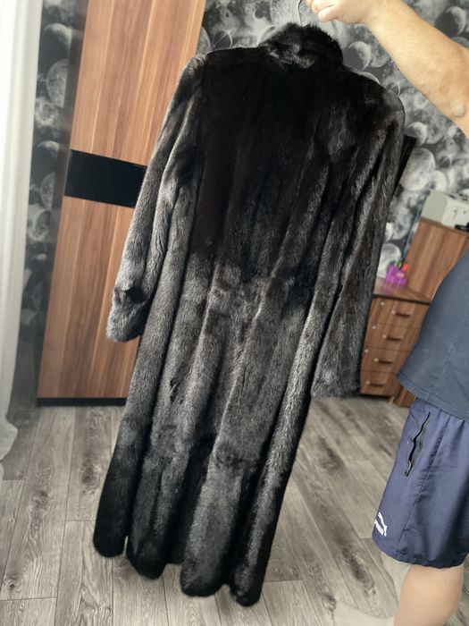 Шуба норковая длинная в пол