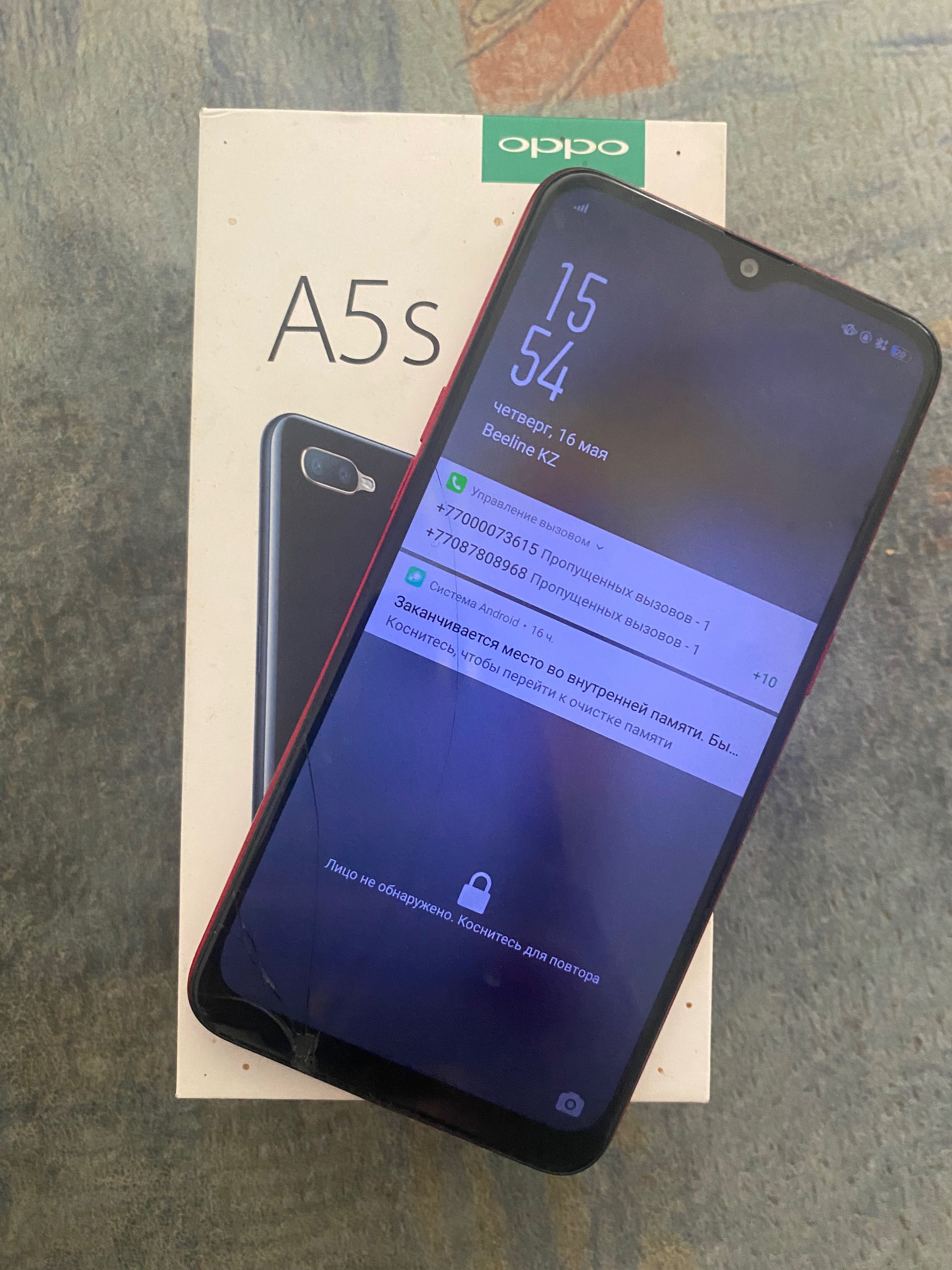 Продам телефон Oppo A5s рабочий