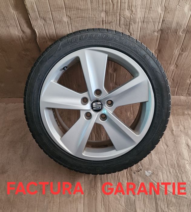 Jante originale Seat Leon 17" - Vw Golf, FACTURA, GARANTIE