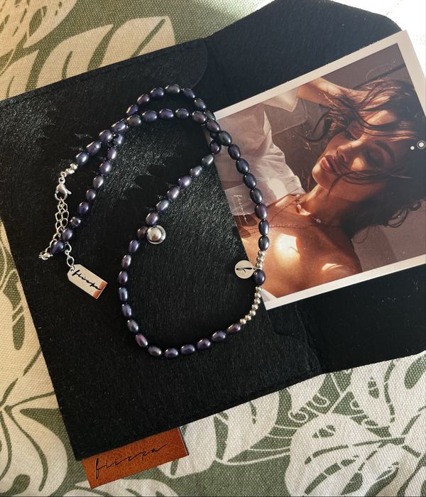 Колие flicka и сет сребърни обици