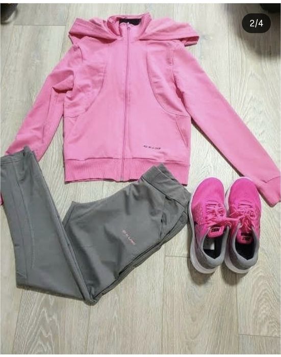 Trening dama roz fucsia, bumbac organic, nou;