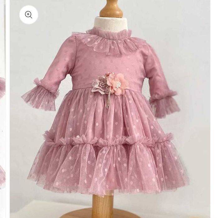 Rochie roz pudra fetite