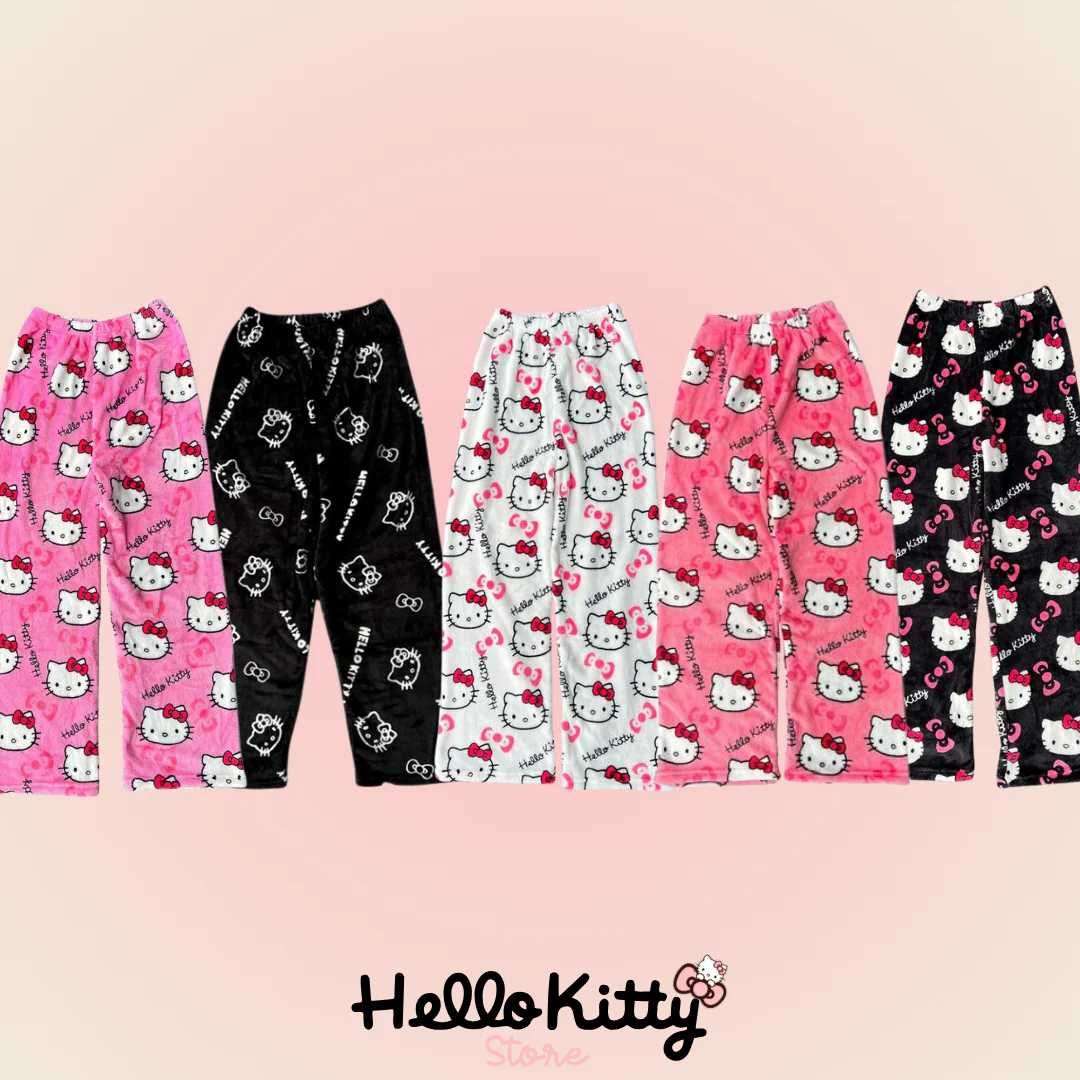 Модные мягкие штаны Хэлло Китти HELLO Kitty, теплые пижамные