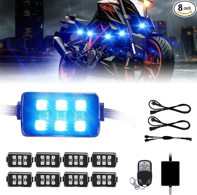 Set lumini LED motocicleta