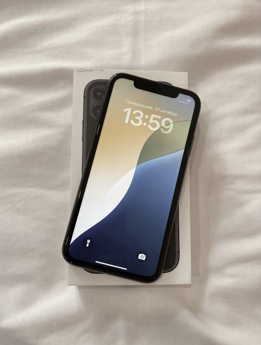 Айфон 11, 64ГБ, черный