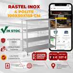Raft Inox Cu 4 Polite Cu Suprafata Neteda Diferite Dimensiuni