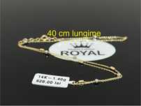 Bijuteria Royal CB : Lant copil aur 14k 1,40 grame