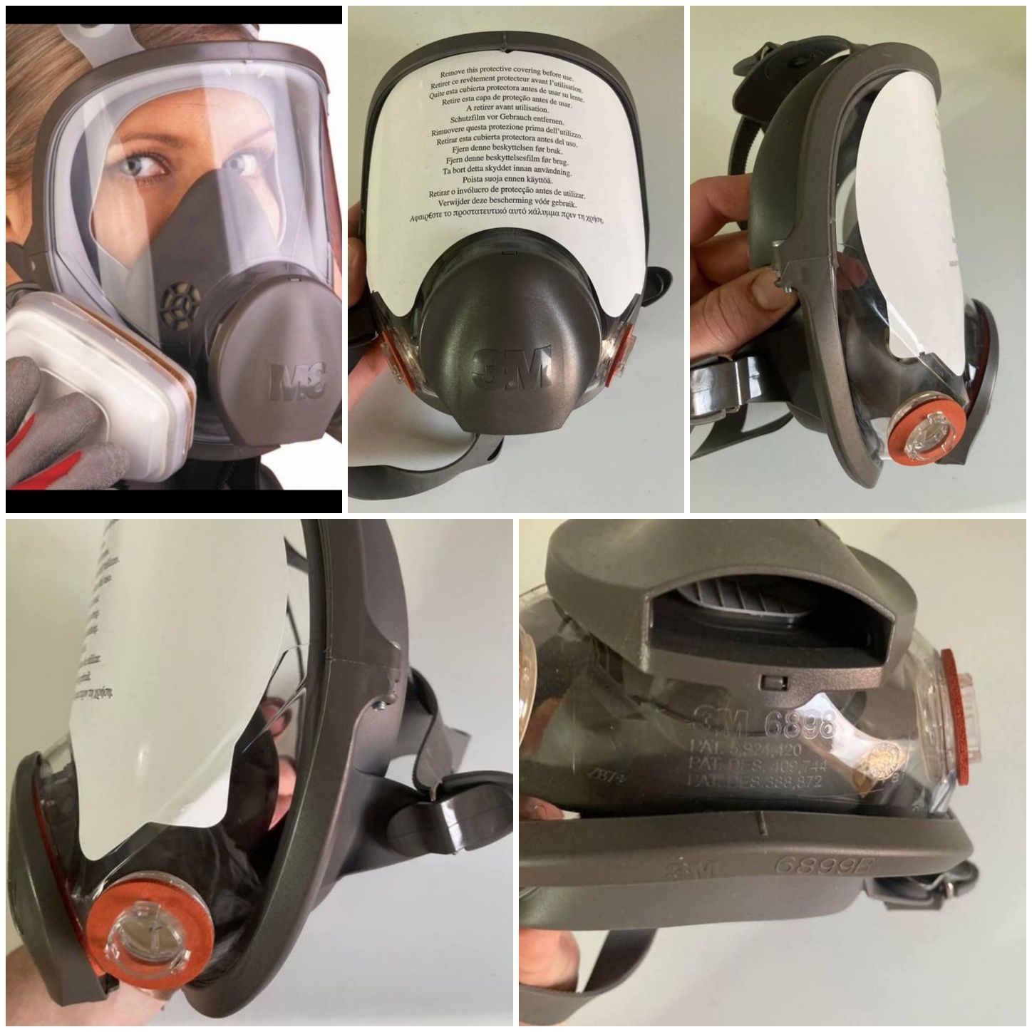 Masca 3M 6800 full face + accesorii