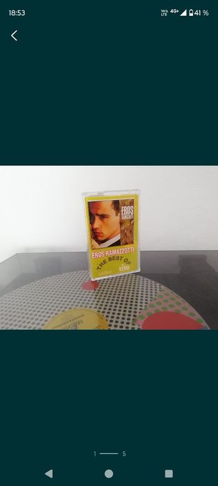 Caseta originala Eros Ramazzotti