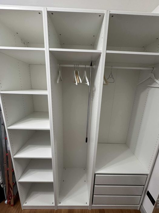 Dulap alb modern modular – 175x237x58 cm