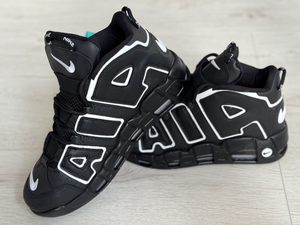 Nike Air Uptempo Black&White Adidasi Sneaker - Reducere