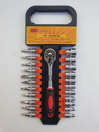 Set / Trusa Imbus Torx Surubelnita Tubulare Clichet 1/4