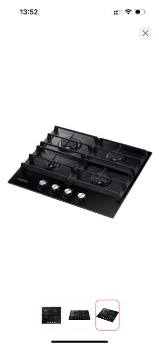 Варочная поверхность Samsung NA64H3010AK/WT