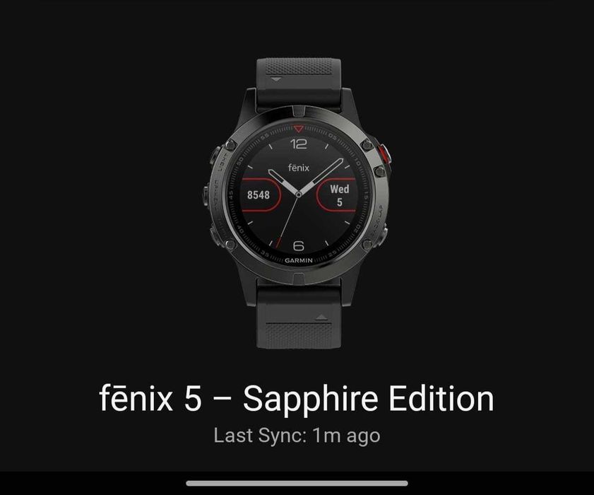Garmin Fenix 5 Sapphire Edition